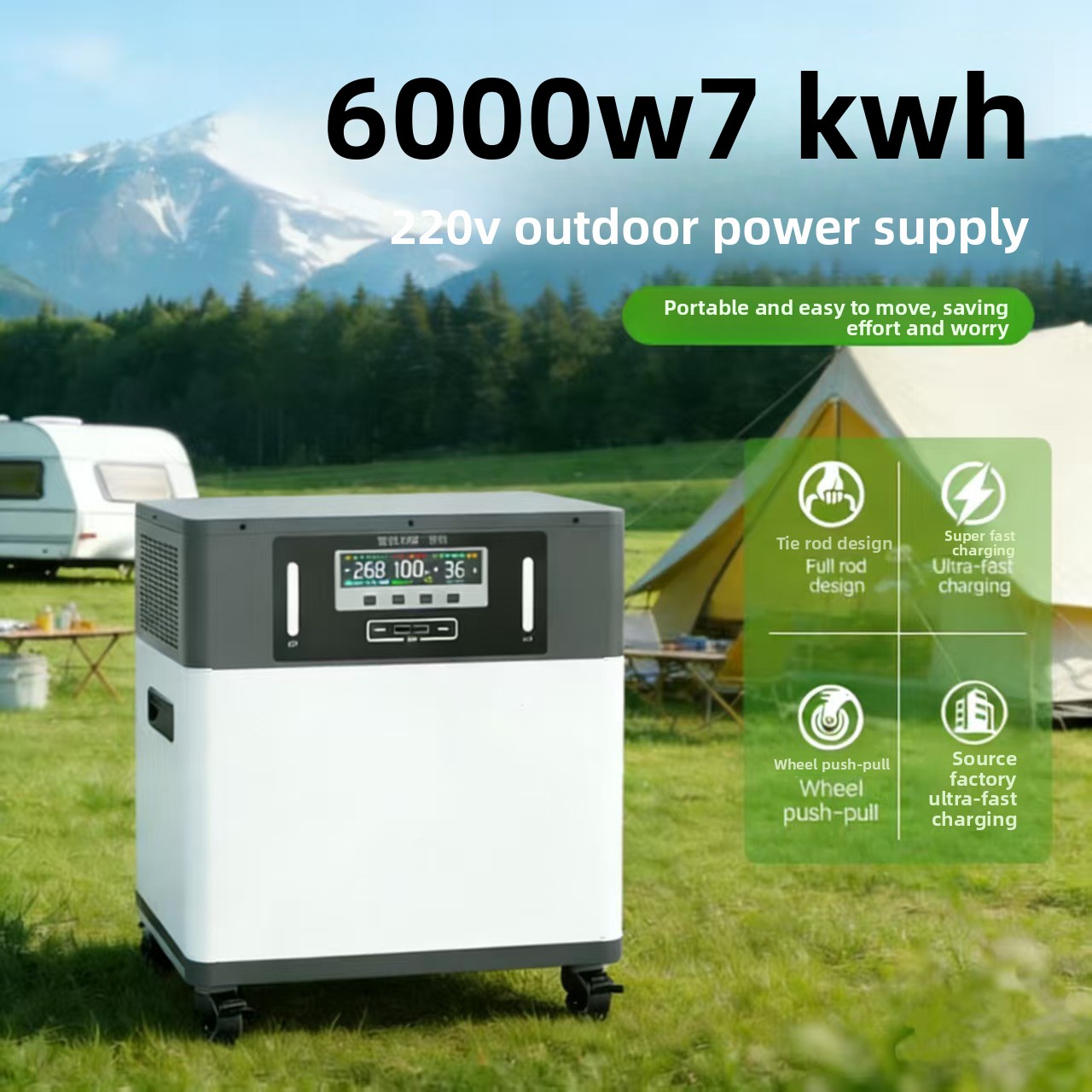 Fonte de Energia Móvel Externa - Battery Outdoor Camping avaliação e preço