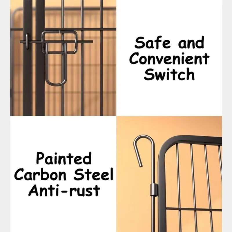 Cercado para Cães de 8 Painéis - Outdoor Camping Dog Fence avaliação e preço
