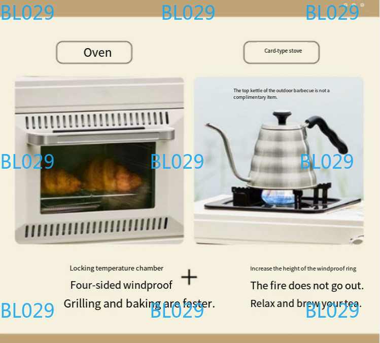 Forno portátil pequeno para as - Outdoor Camping Oven avaliação e preço