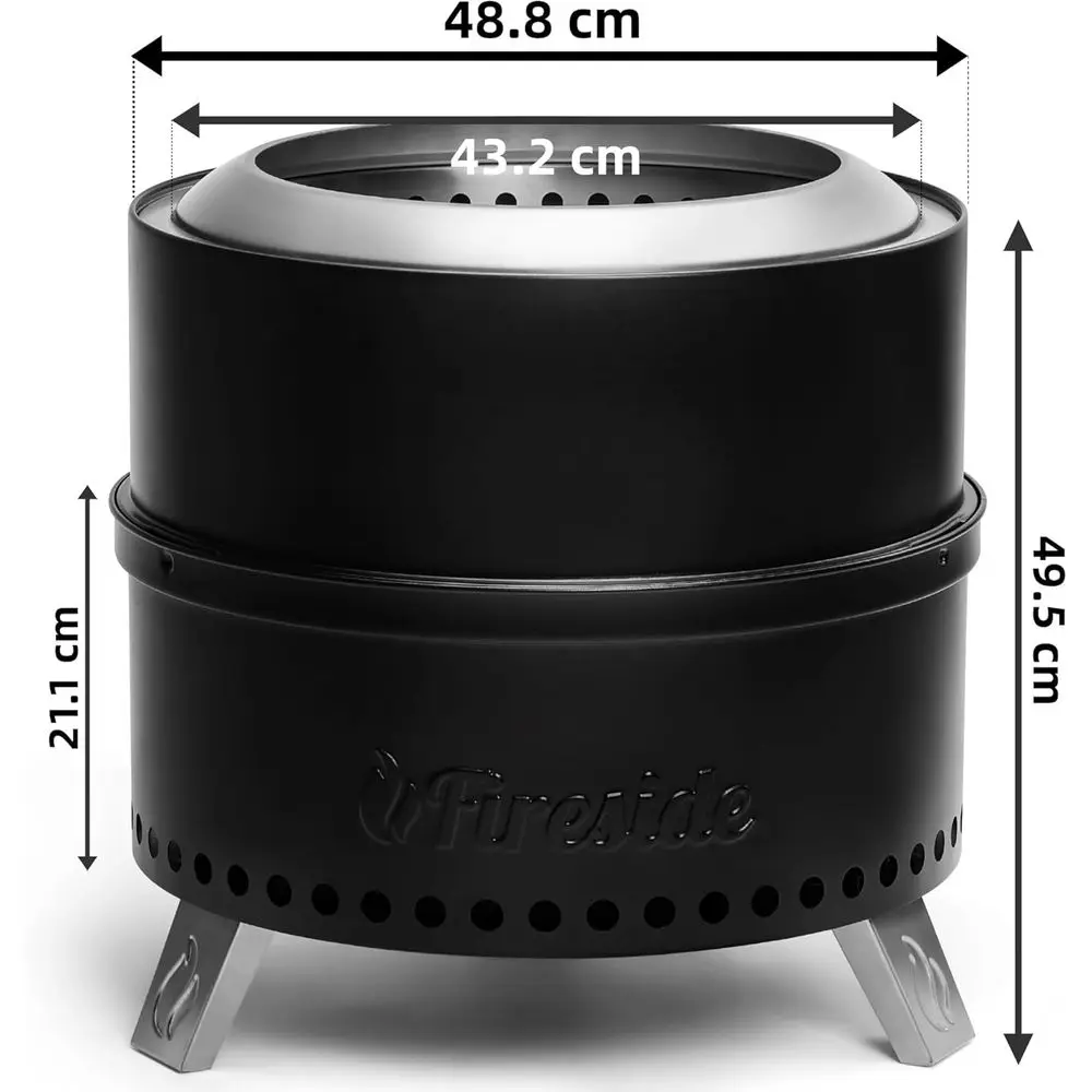 Fogão Portátil de Aço para Aca - Outdoor Camping Wood Burning Stove avaliação e preço