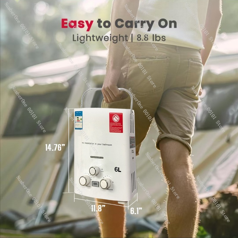 Aquecedor de Água a Gás Propan - Outdoor Camping Hot Water Heater avaliação e preço