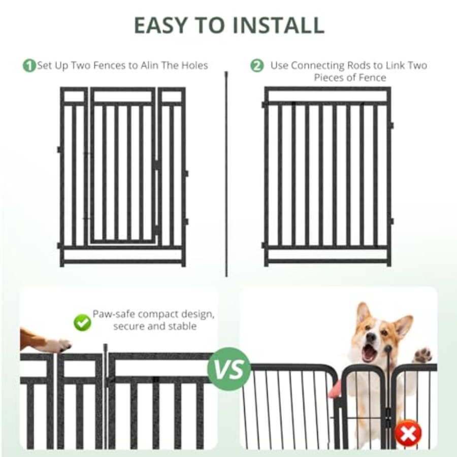 Cercado para Cães Portátil par - Outdoor Camping Dog Fence avaliação e preço