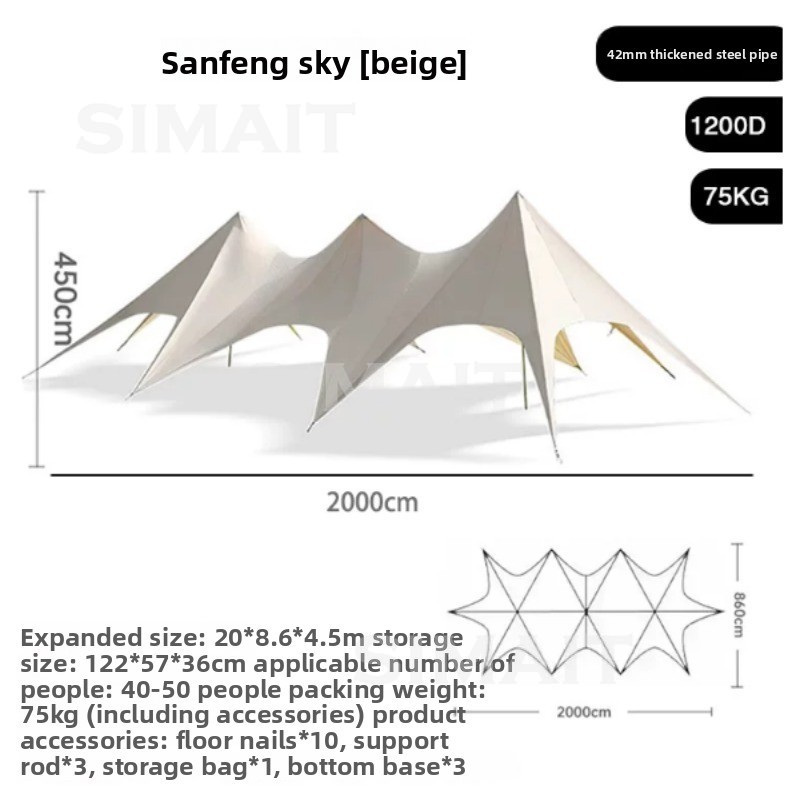 Tenda de Camping ao Ar Livre,  - Outdoor Camping Canopy avaliação e preço