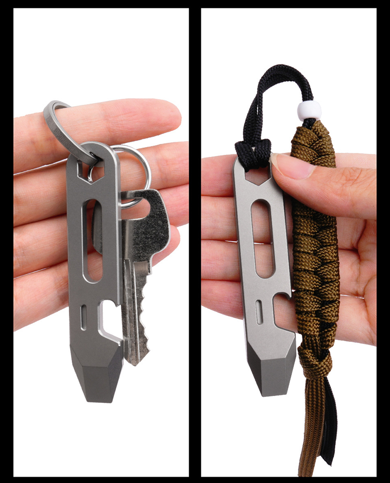 8cm cnc tc4 liga de titânio pé - Outdoor Camping Essential Gear avaliação e preço