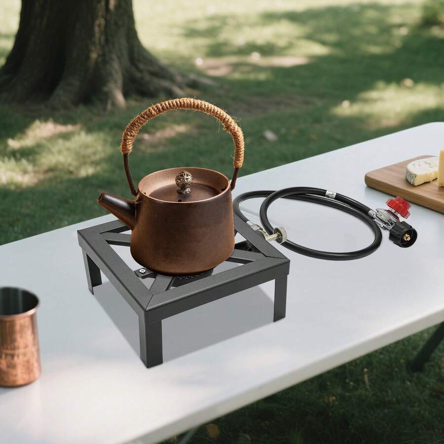 Fogão a Gás Portátil de Um Que - Outdoor Camping Gas Stove avaliação e preço