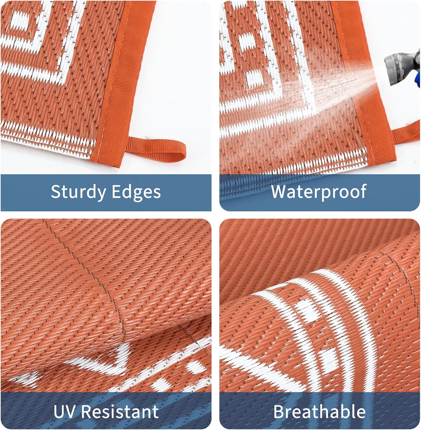 Tapete Plástico Reversível Imp - Outdoor Camping Rugs 8X10 avaliação e preço