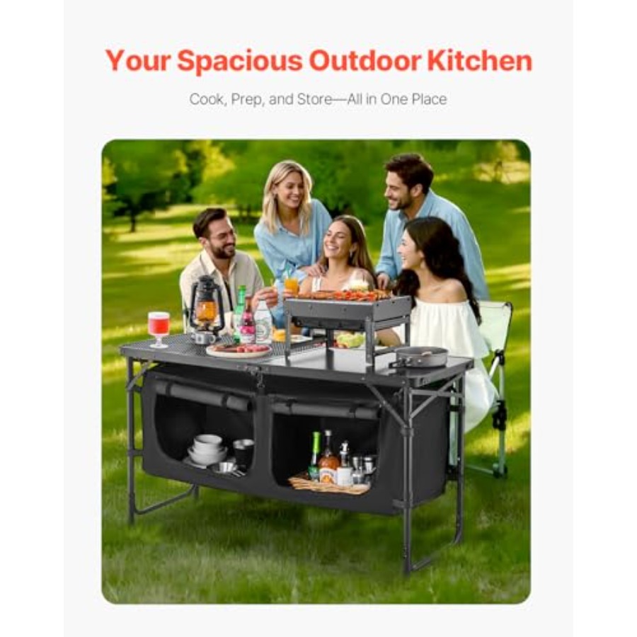 Mesa de Cozinha para Camping,  - Outdoor Camping Cooking Table avaliação e preço