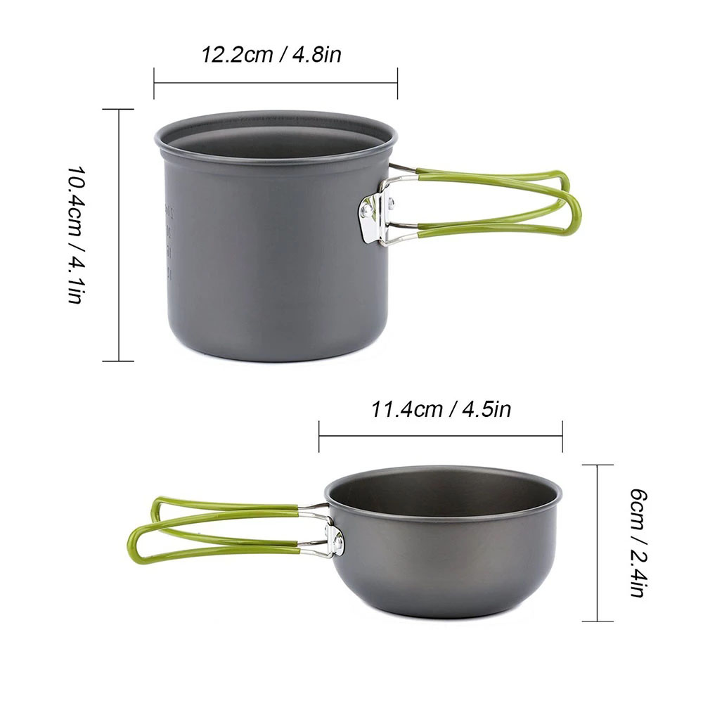Kit de panelas de acampamento  - Outdoor Camping Kitchen Set avaliação e preço